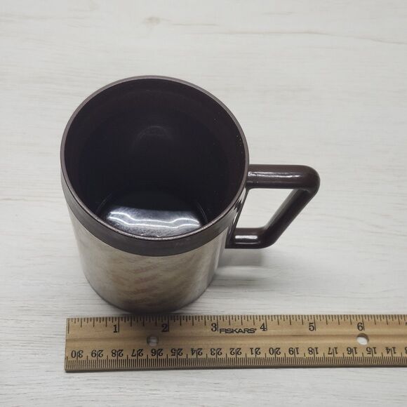 Vtg 1983 Hardee's Coffee Mug Insulated Plastic Eagle USA Fast Food Promo March 3 - Picture 11 of 12